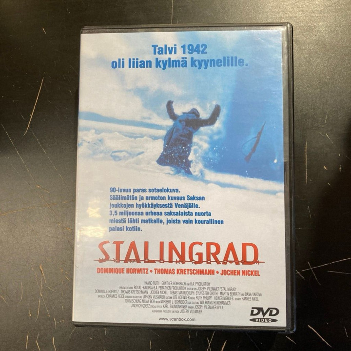 Stalingrad DVD (VG/M-) -sota-